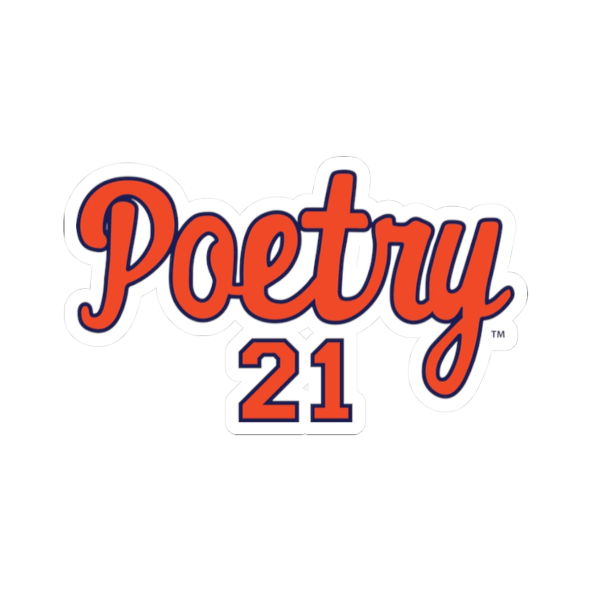 Lawrence "Poetry 21" Moten Sticker